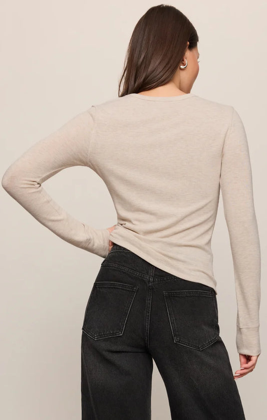 Natural Heather Alexandra Top