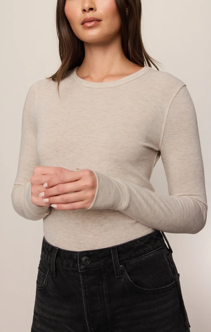 Natural Heather Alexandra Top