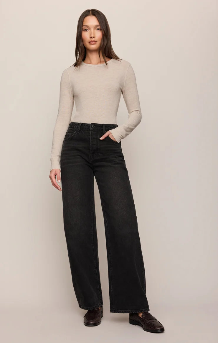 Natural Heather Alexandra Top
