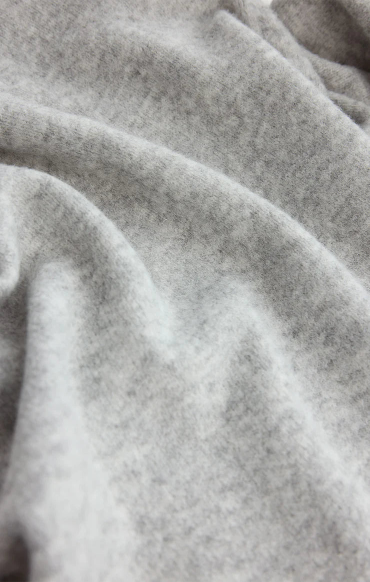 Medina Cozy Cardigan (Light Heather Grey)