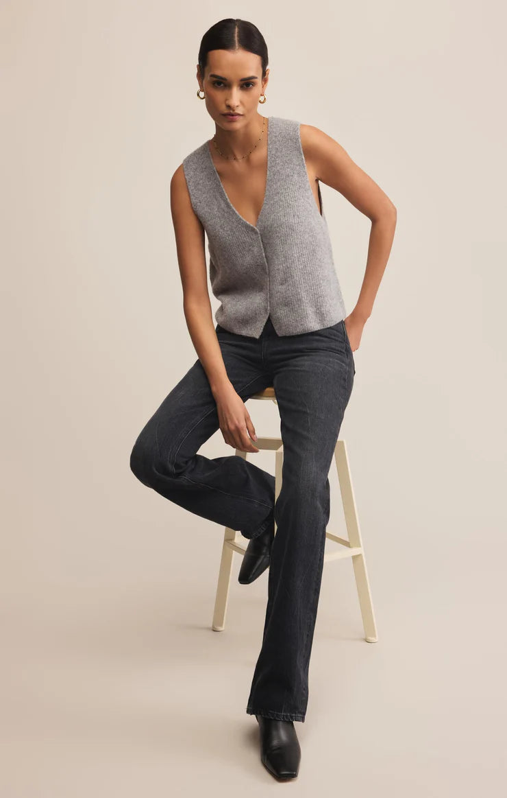 Bryce Sweater Vest (Heather Grey)