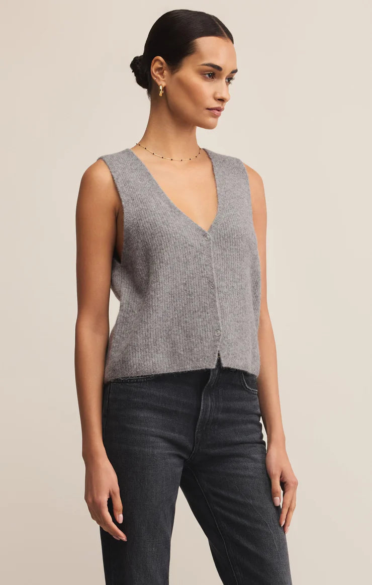 Bryce Sweater Vest (Heather Grey)