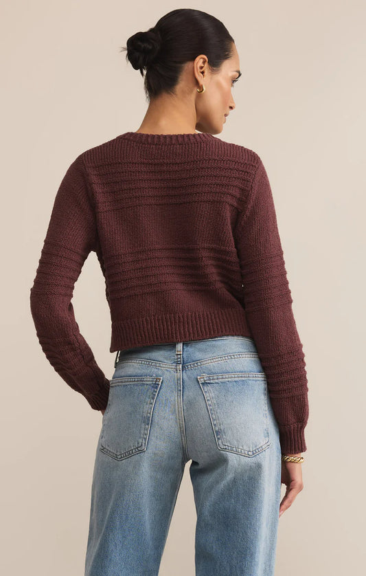 Between the Lines Cardigan (Sandalwood)