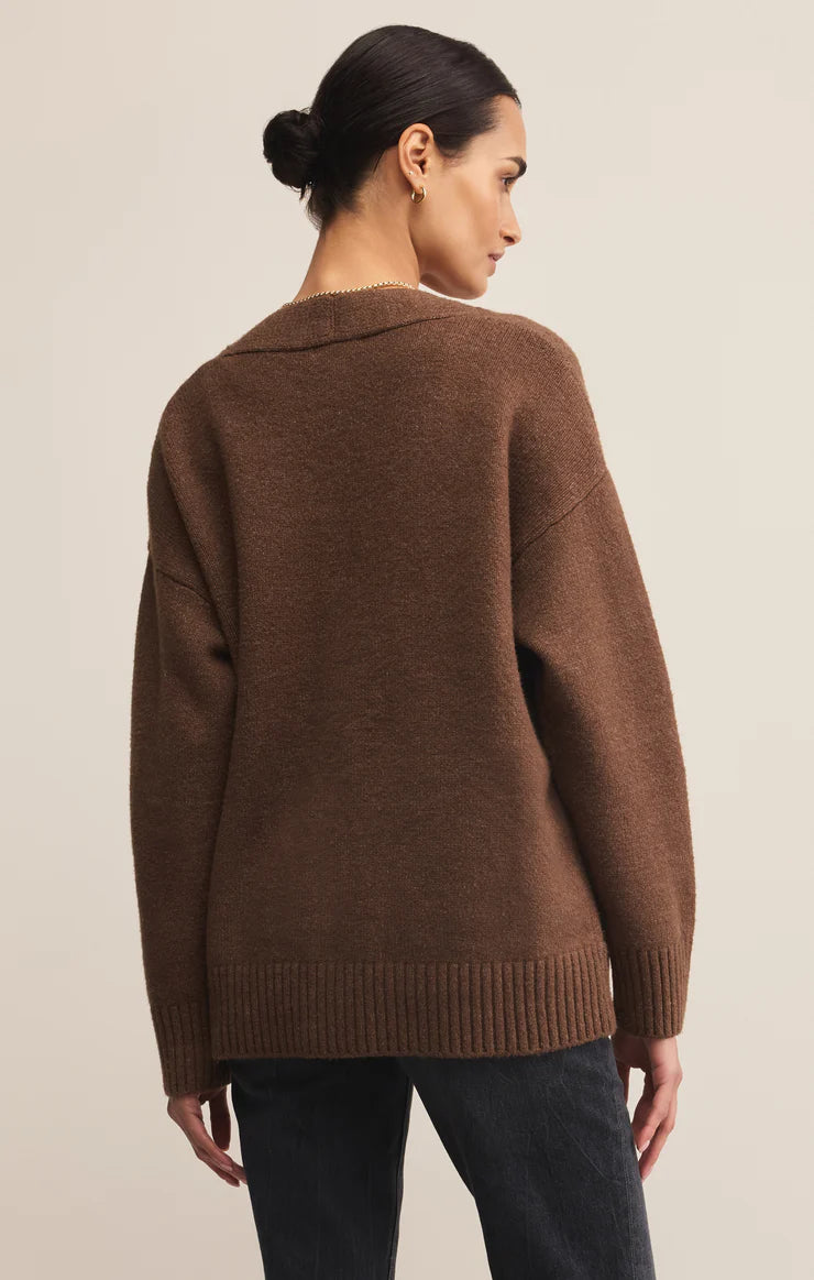 Theo Cardigan (Suede)