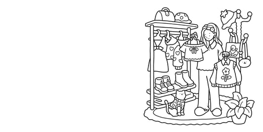 Girl Moments Coloring Book