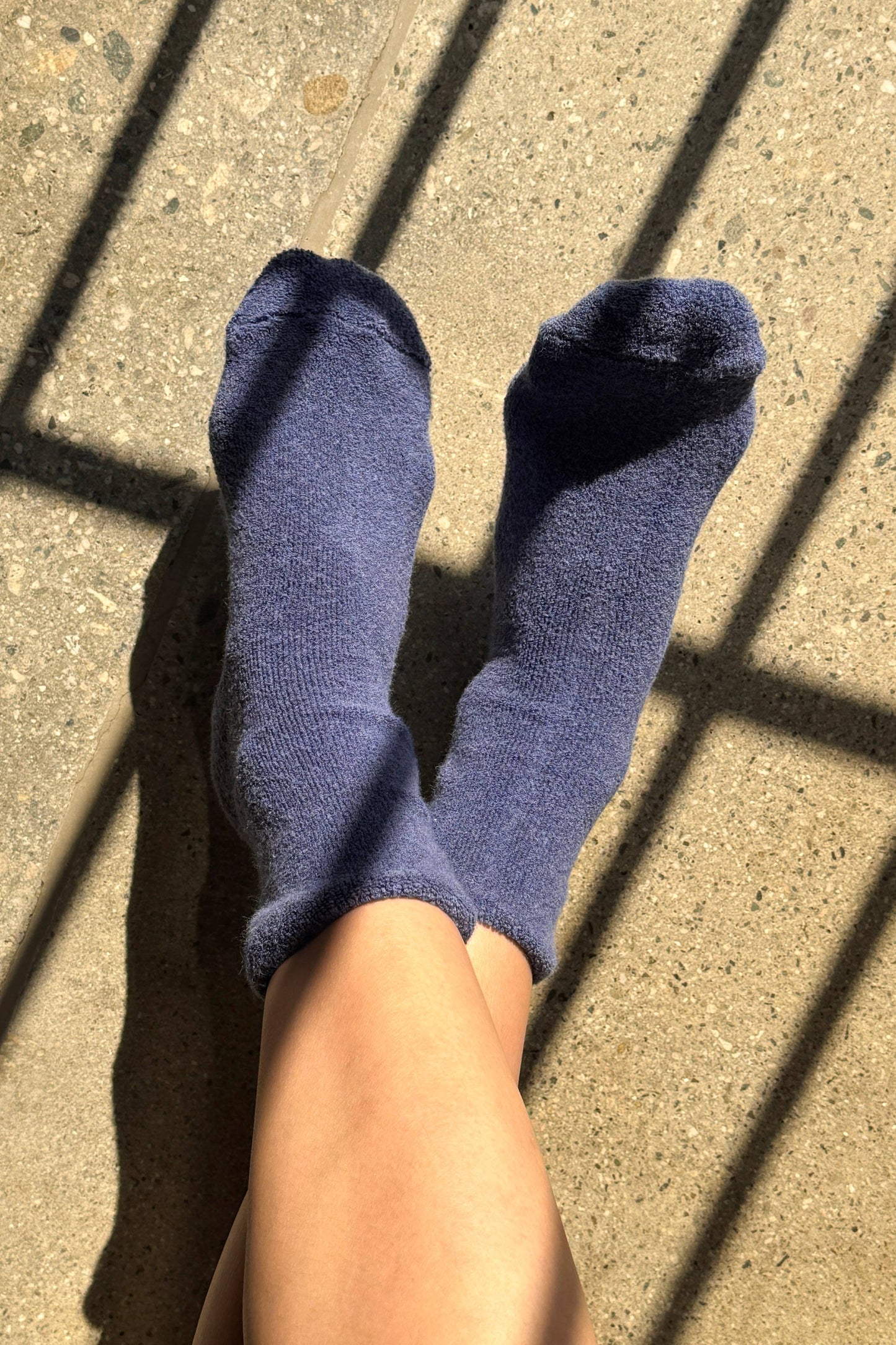 Bijou Blue Cloud Socks