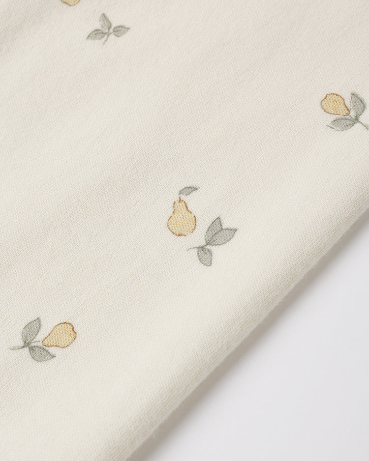 Zip Long Sleeve Sleeper Footie Pears