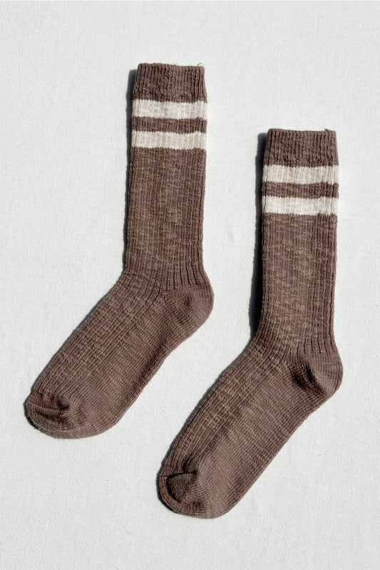 Cottage Varsity Socks (Flax Varsity)