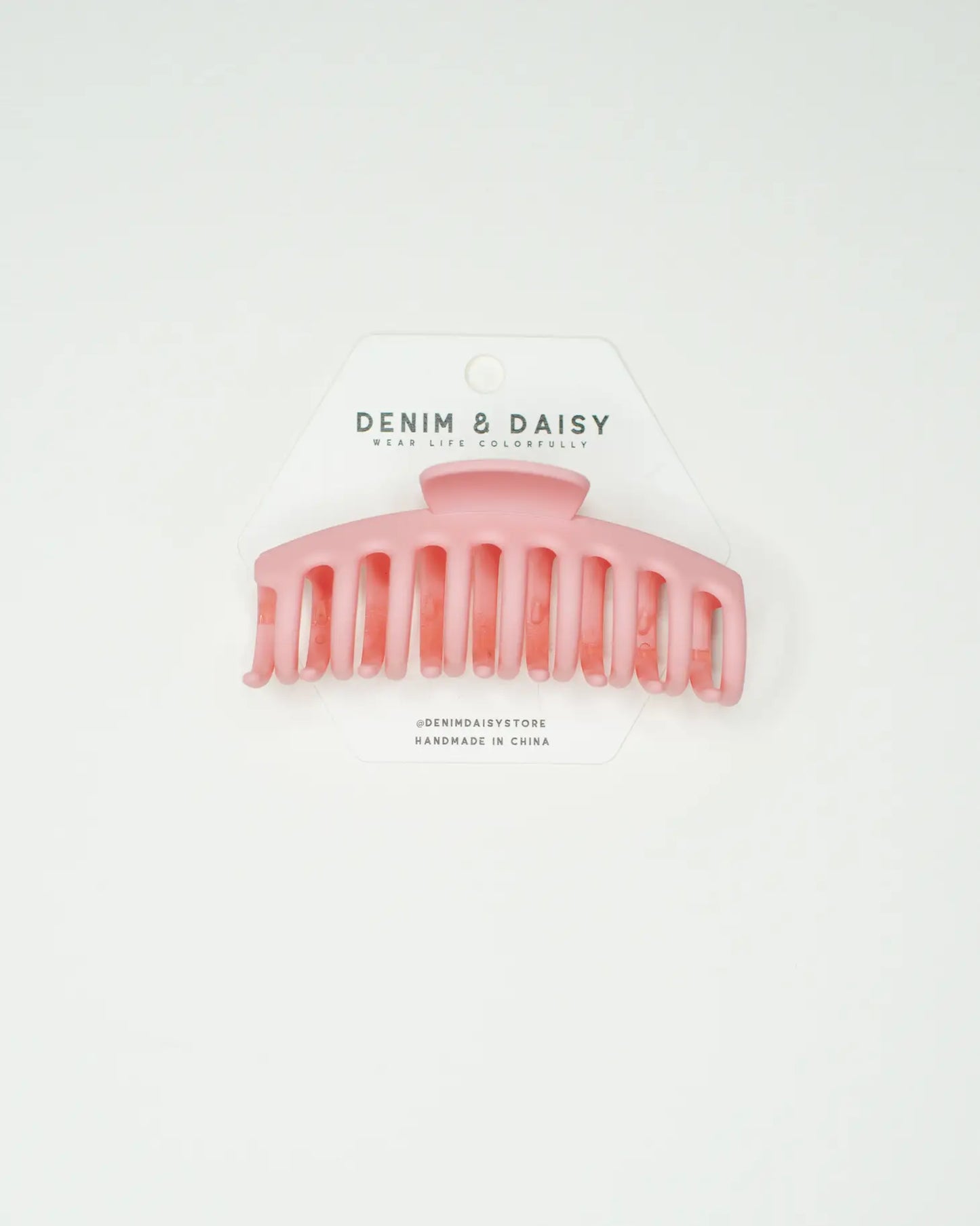 Matte Hair Claw | Bubblegum