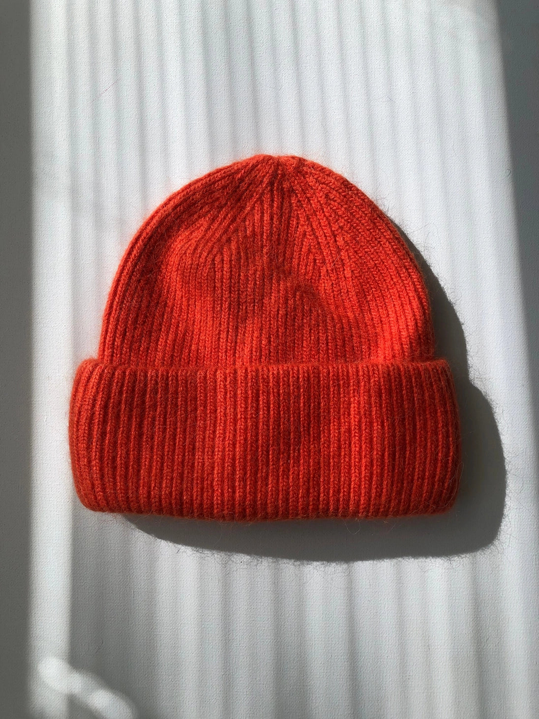 Royal Angora Wool Beanie - Crystal Red