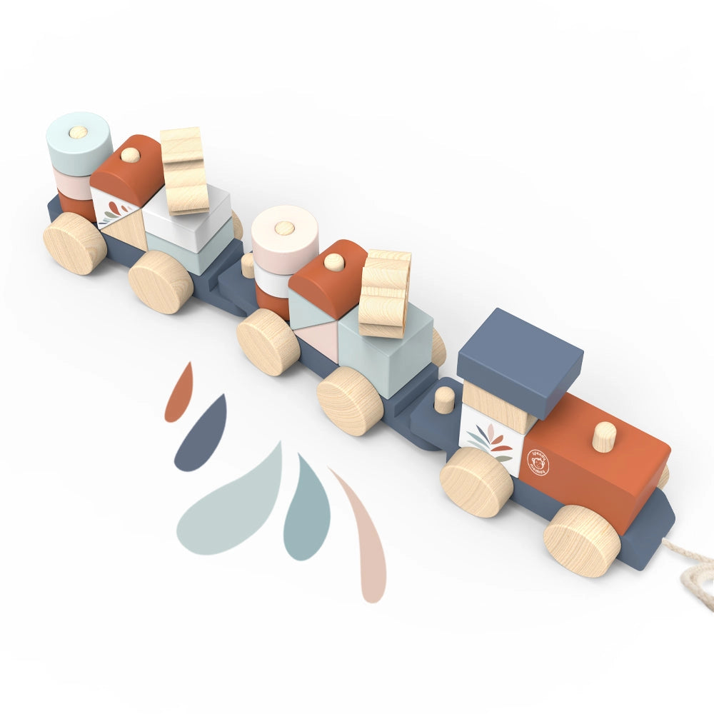 Wooden Stacking Train