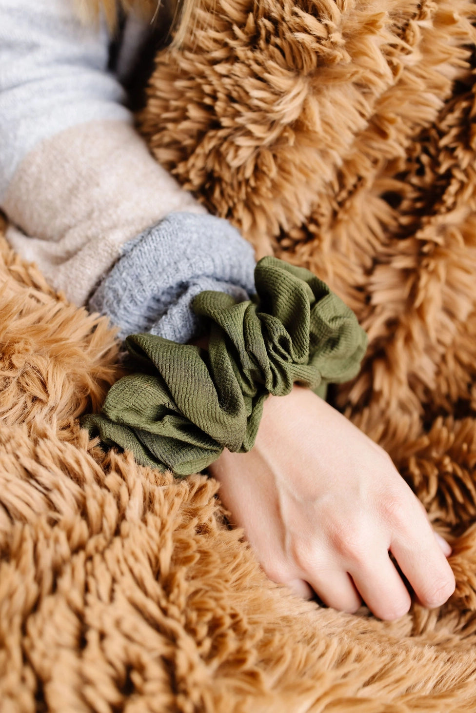 Evergreen Jumbo Scrunchie