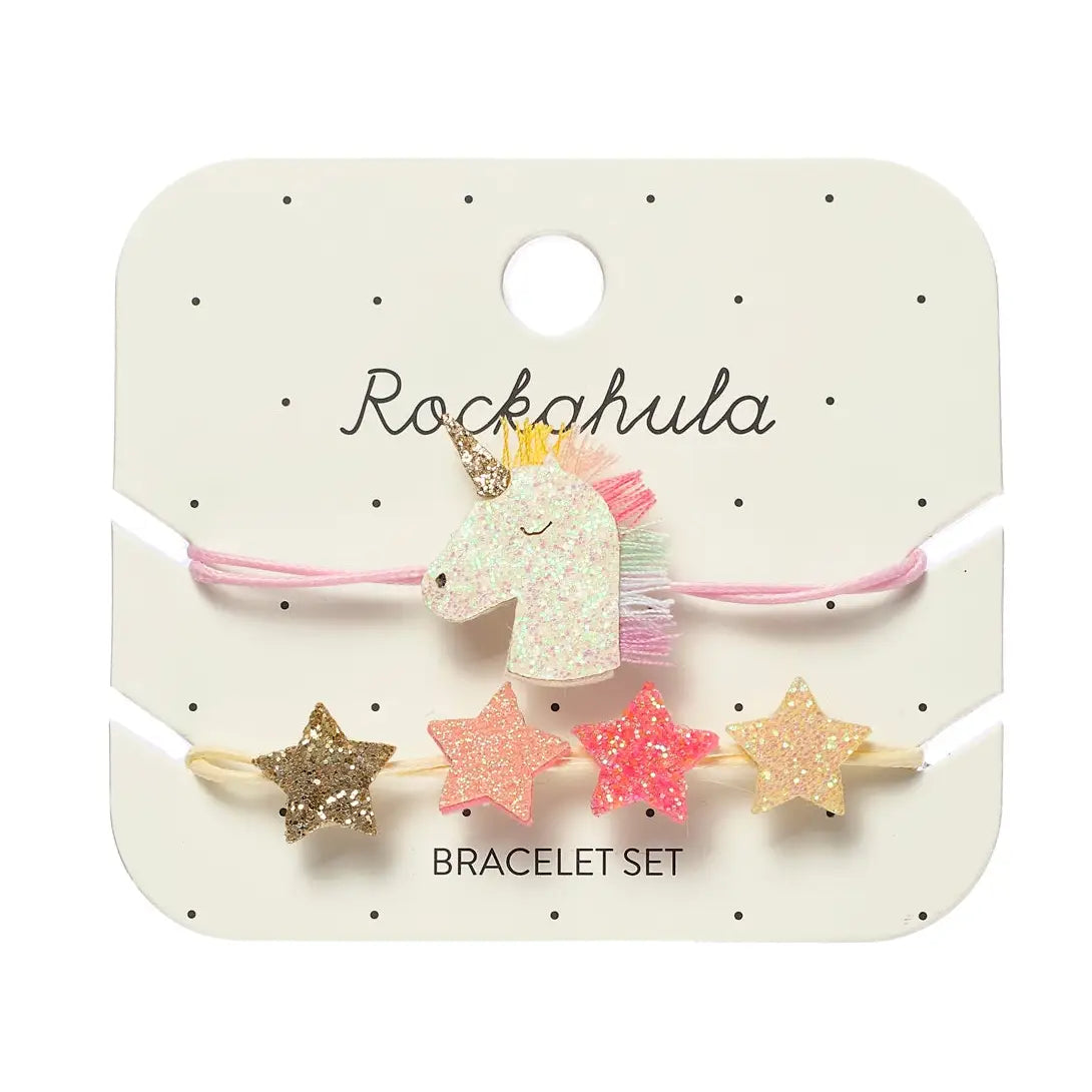 Rainbow Unicorn Bracelet Set
