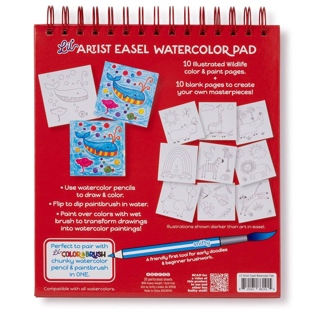 LIL' COLORBRUSH ARTIST EASEL WATERCOLORPAD