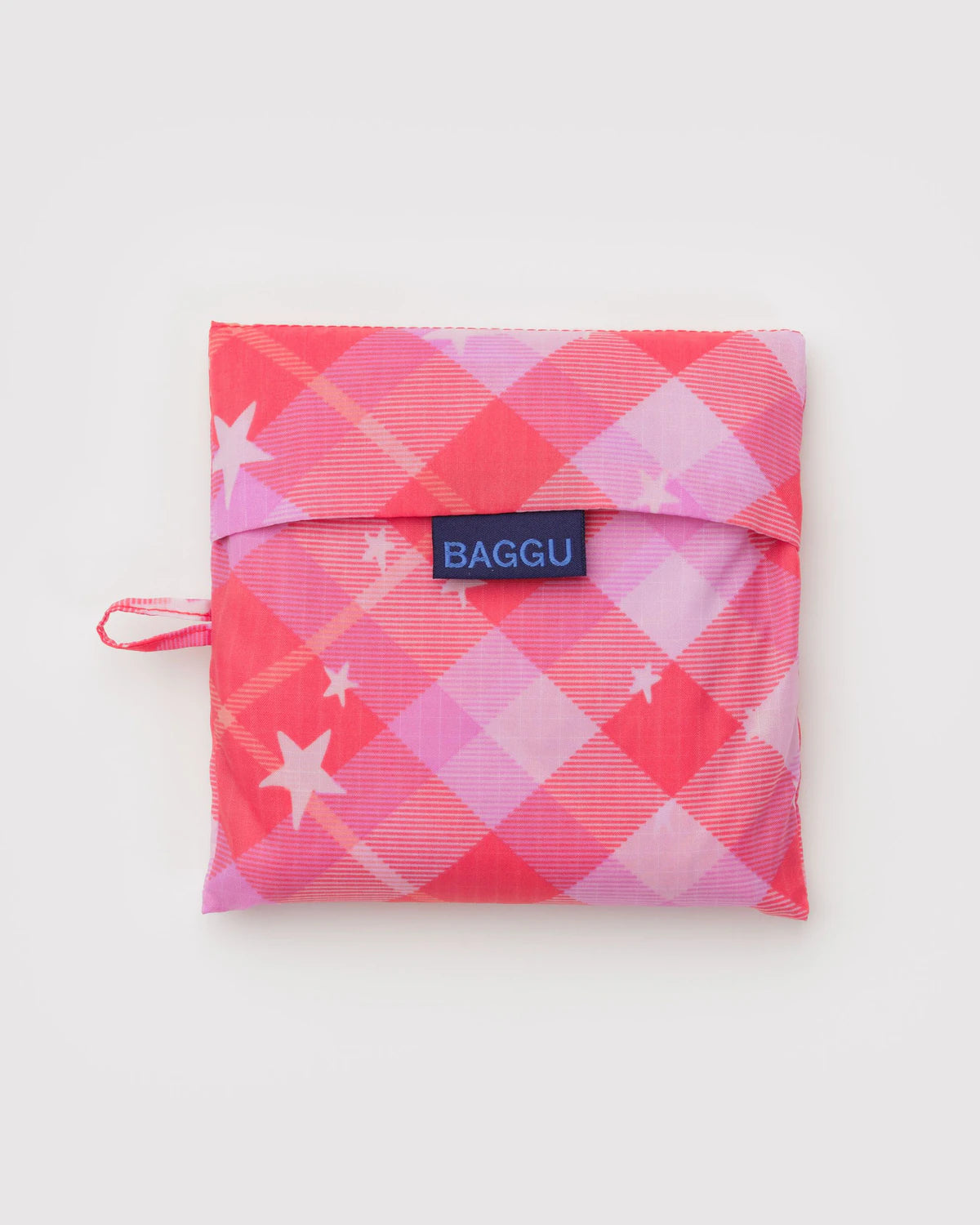 Big Baggu (Pink Star Plaid)