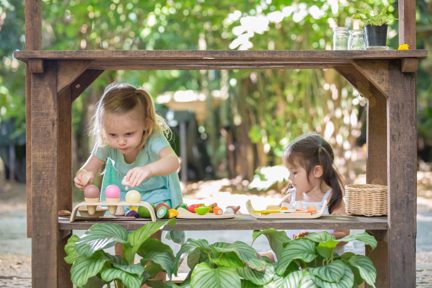 Assorted Fruit and Vegetable Wood Toy For Kids