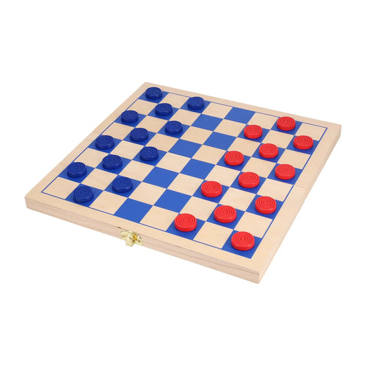 Checkers Classic Wooden Game