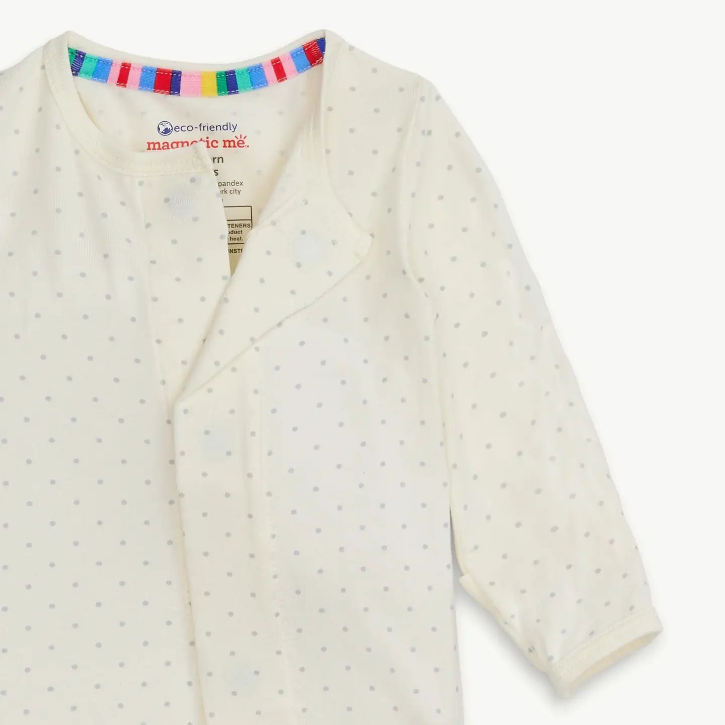 Pin Dot Cream Magnetic Footie