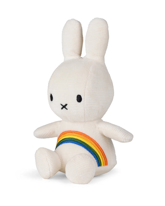 Plush Miffy Rainbow Off White 7"