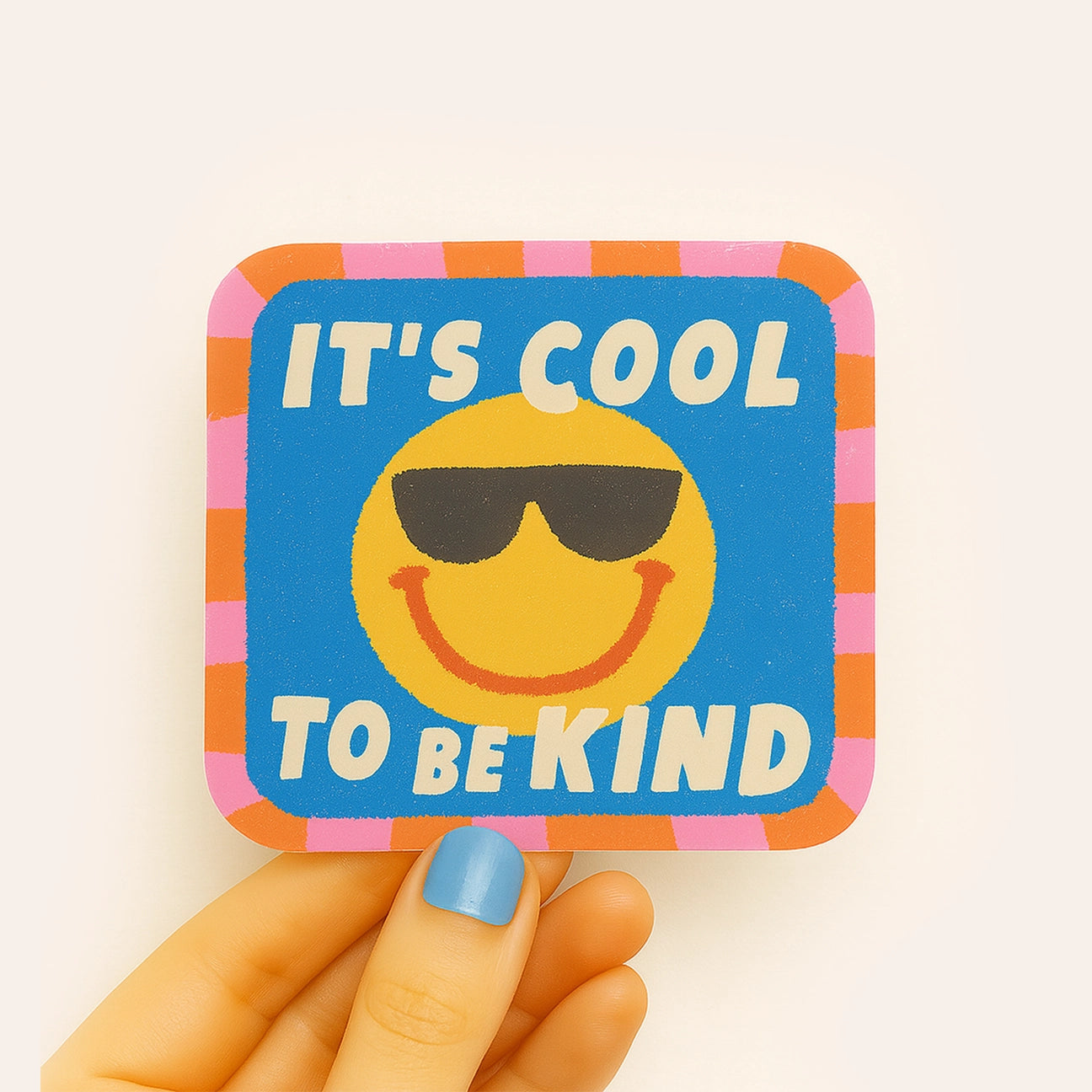 Kindness Smiley Face Vinyl Sticker