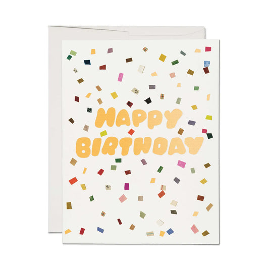 Colorful Confetti Greeting Card
