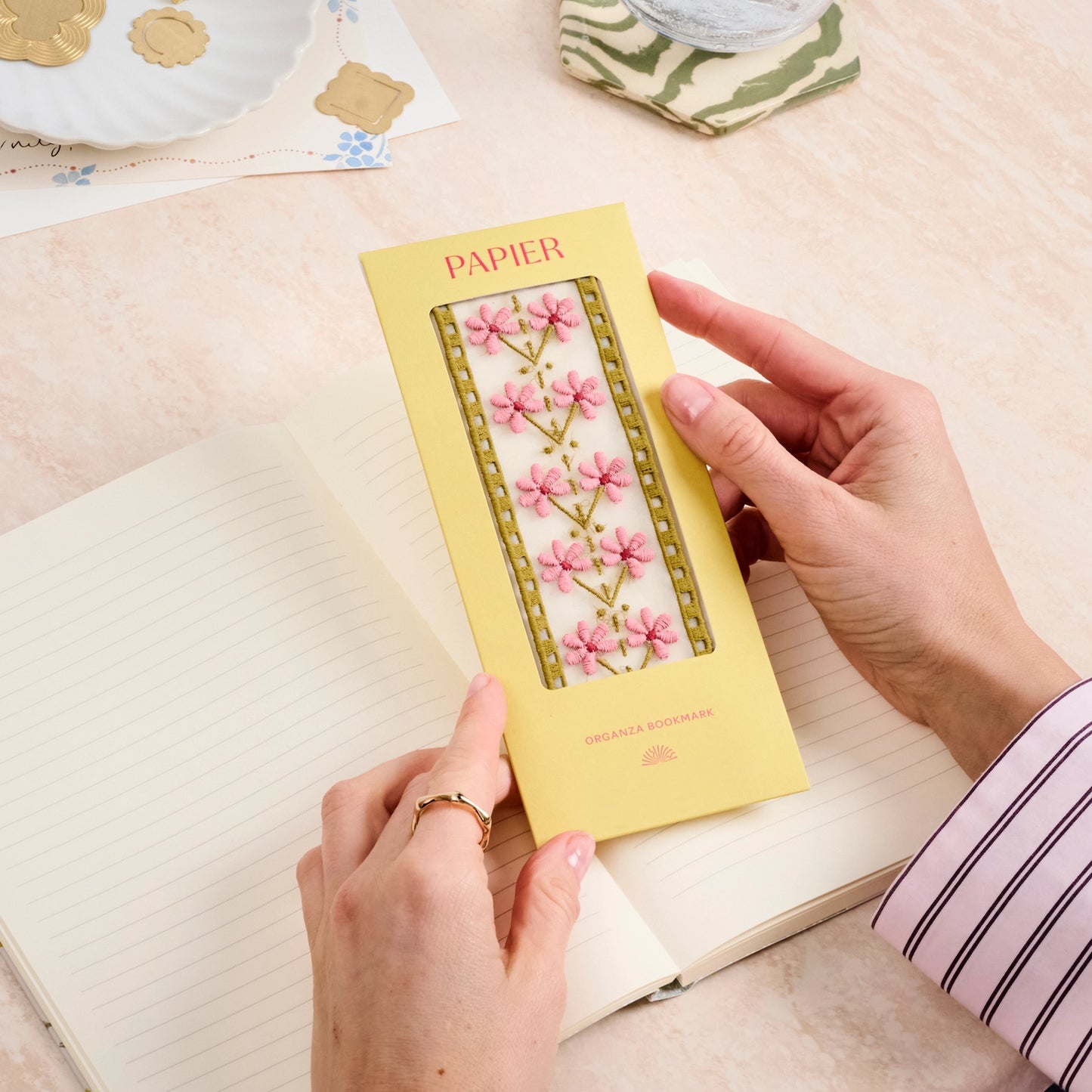 Fabric Bookmark - Folklore
