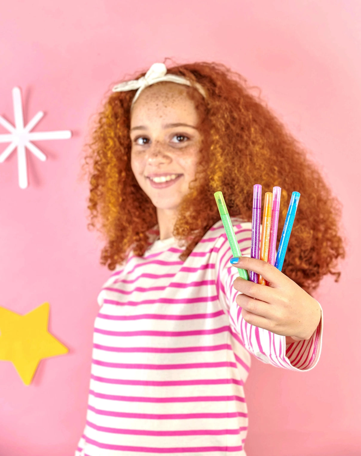 Switch-Eroo Sparkle Glittery Color Changing Markers - Set of 12