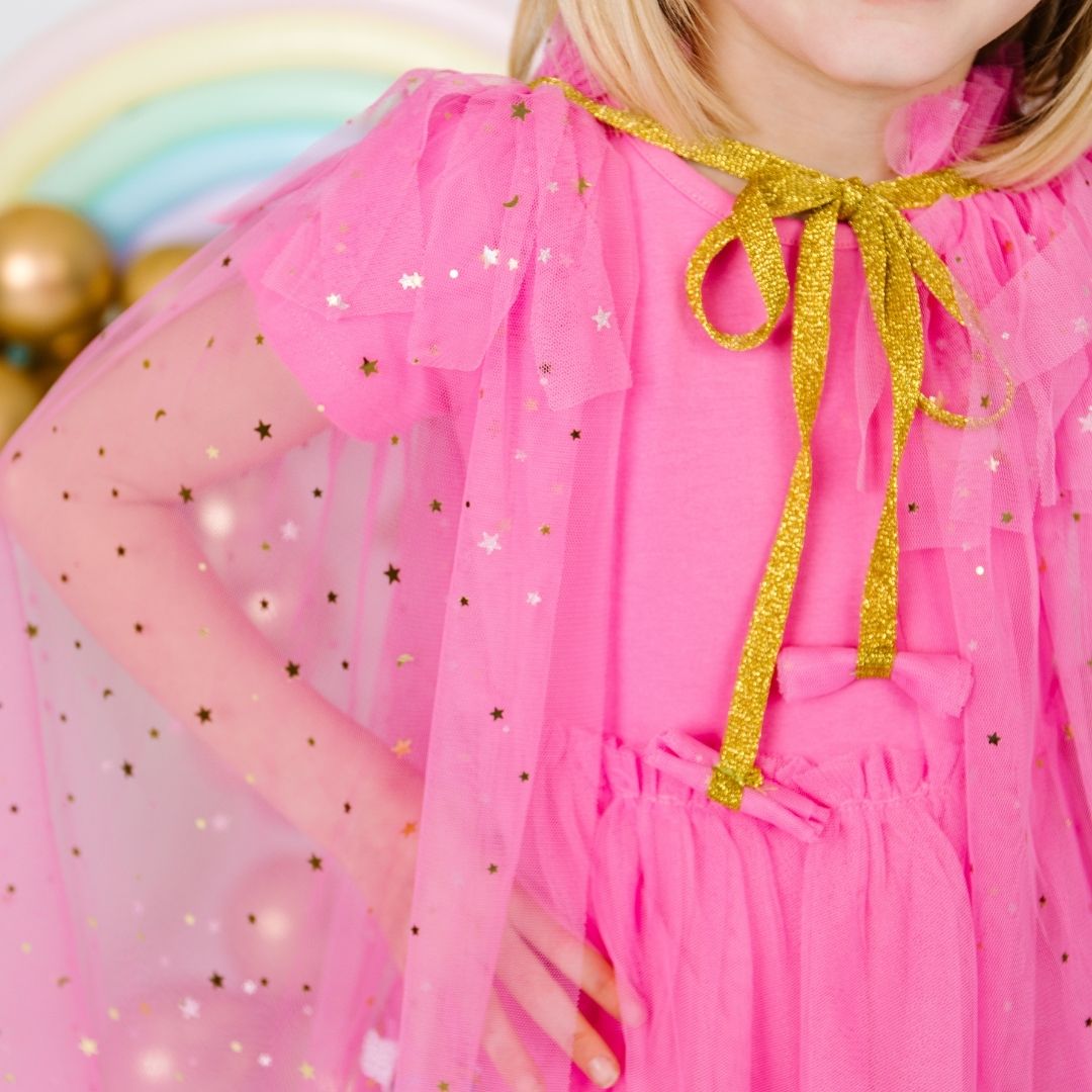 Pretty Pink Star Cape