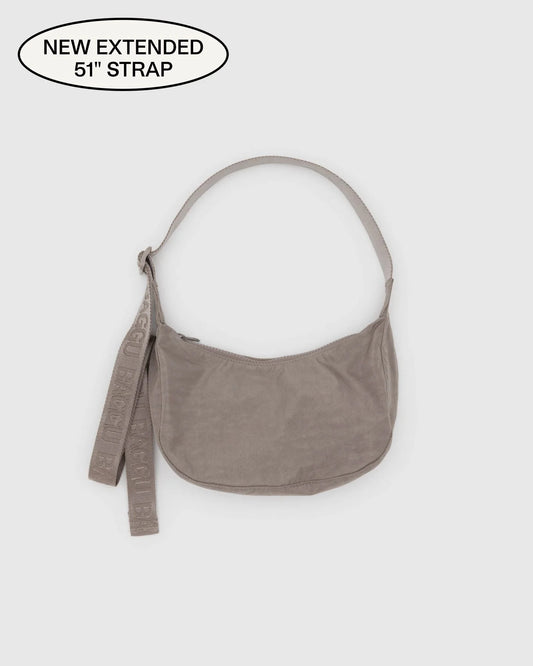 Small Nylon Crescent Bag | Dove