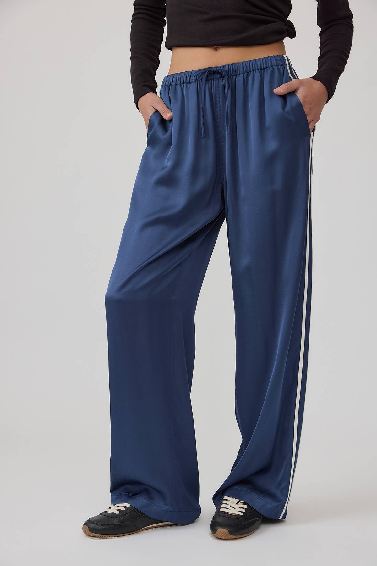 Navy Frankie Stripe Pant