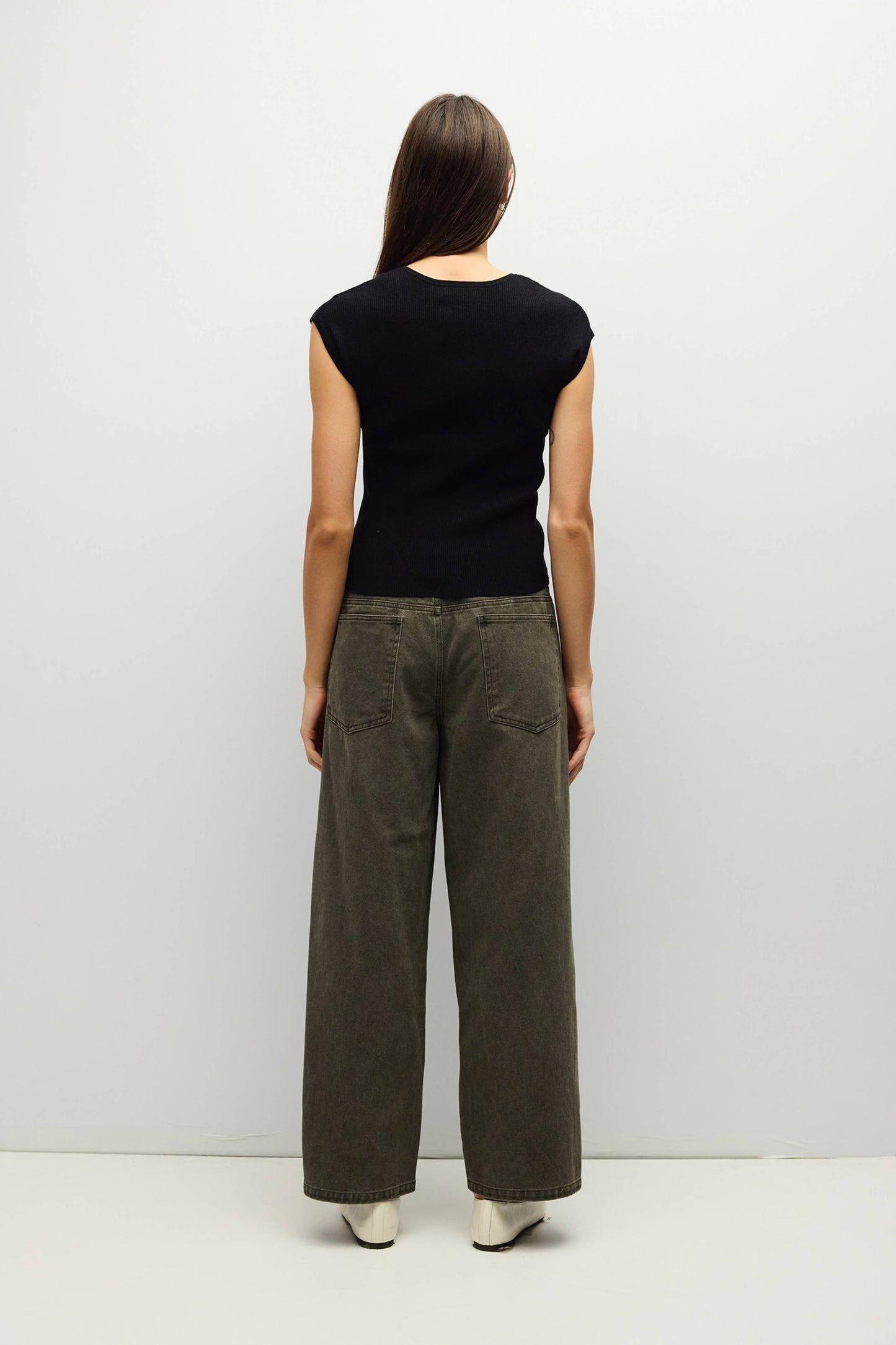 Olive Dixie Pants | Barrel Twill Pants
