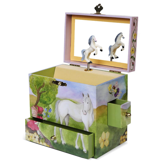 Horse Fairy Music Jewelry Box