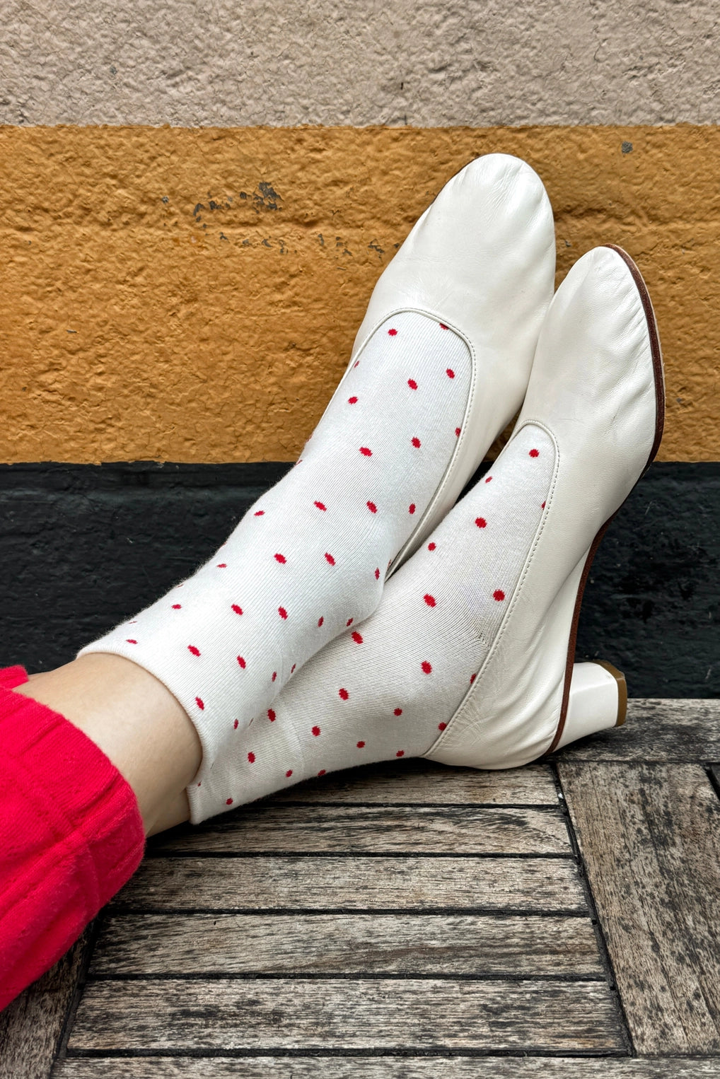 Polka Dot Sneaker Socks
