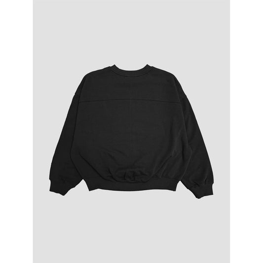 Organic Cotton Cozy Crewneck Sweatshirt (Washed Black)