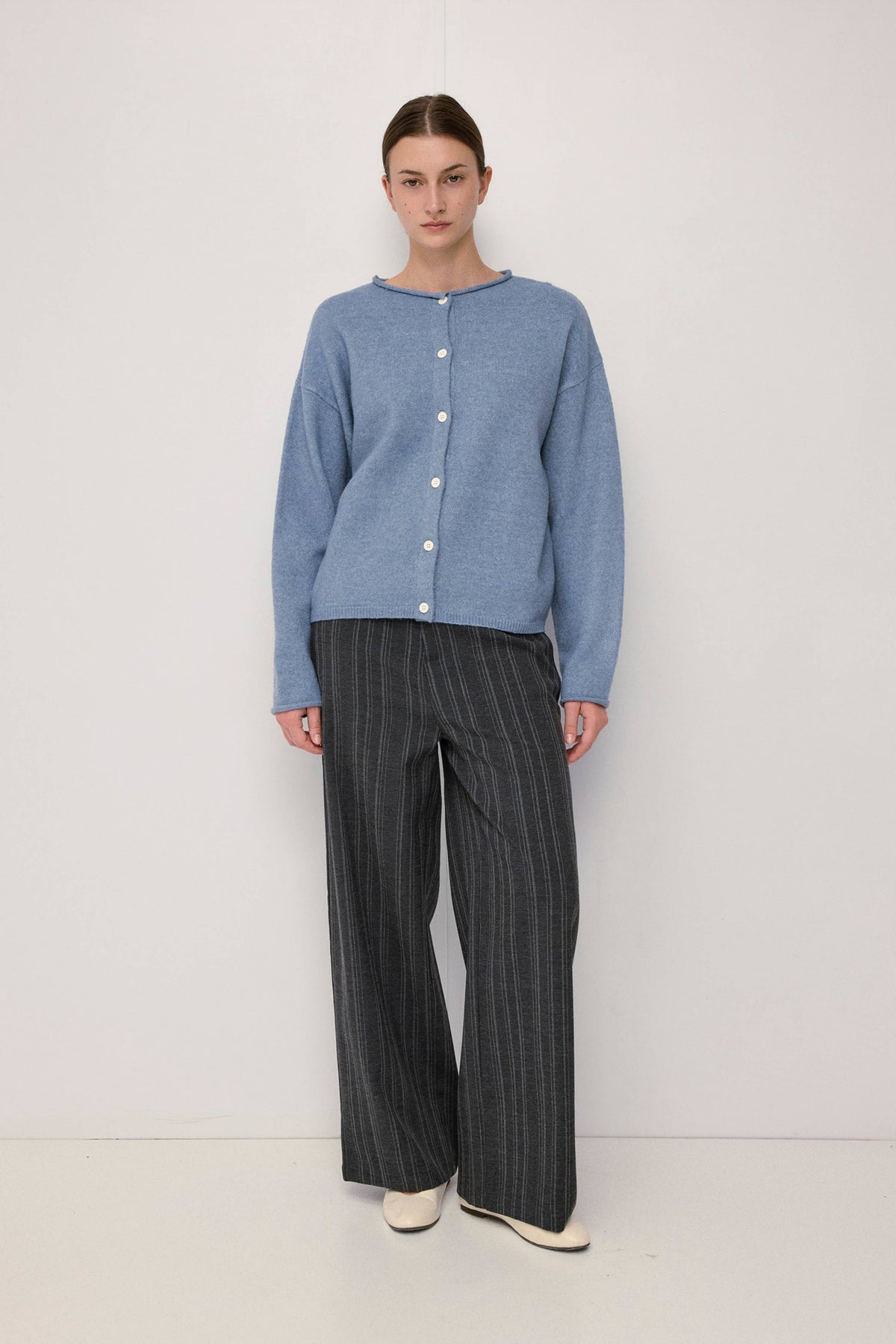 Slate Blue Deanna Cardigan