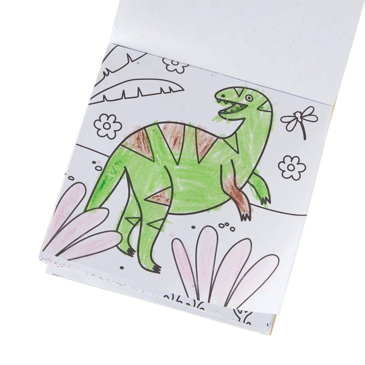 Carry Along Crayon & Coloring Book Kit-Dinoland (Set of 10)