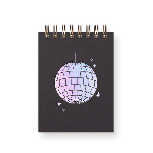 Disco Ball Mini Jotter Notebook