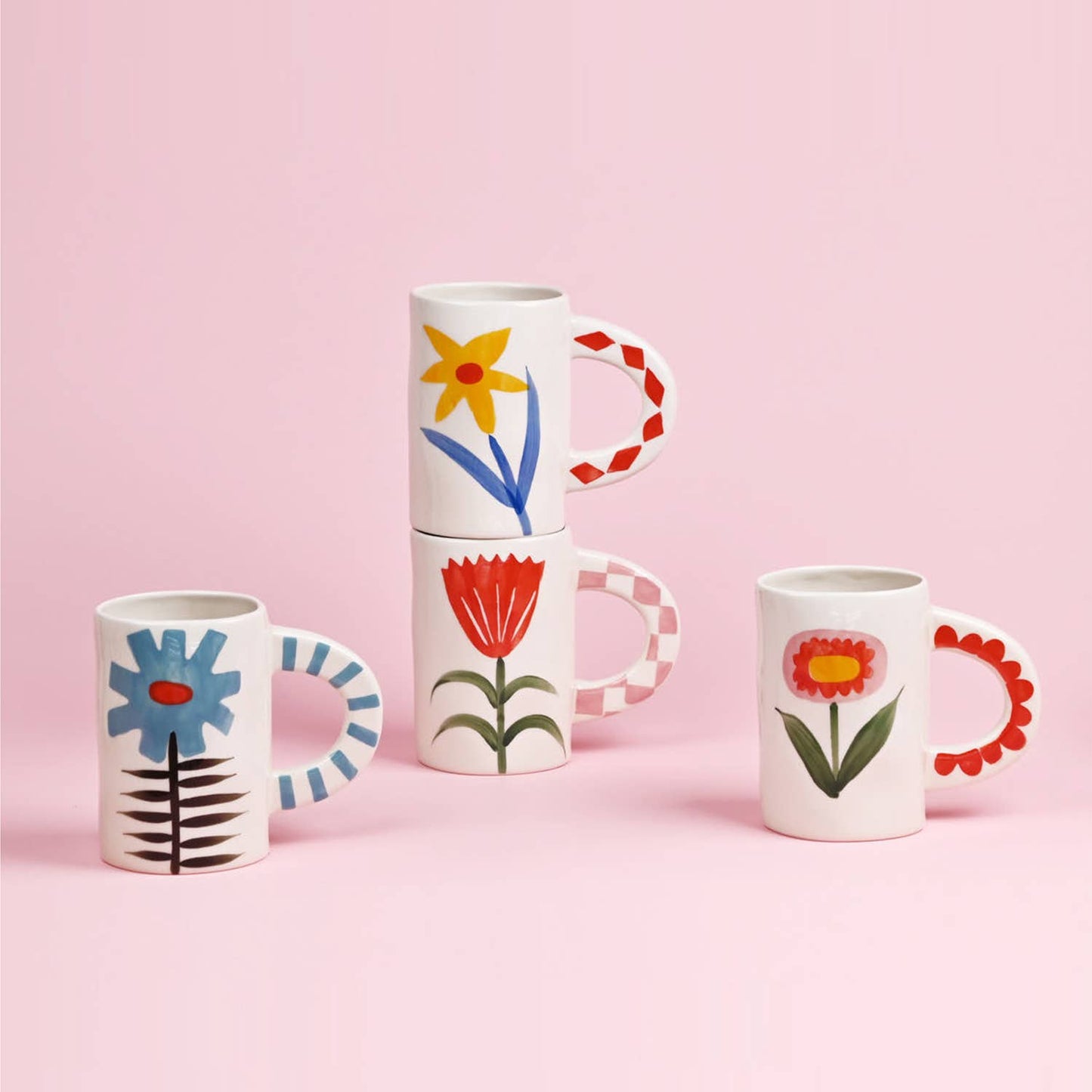 Hand Painted Ceramic Coffee Mug