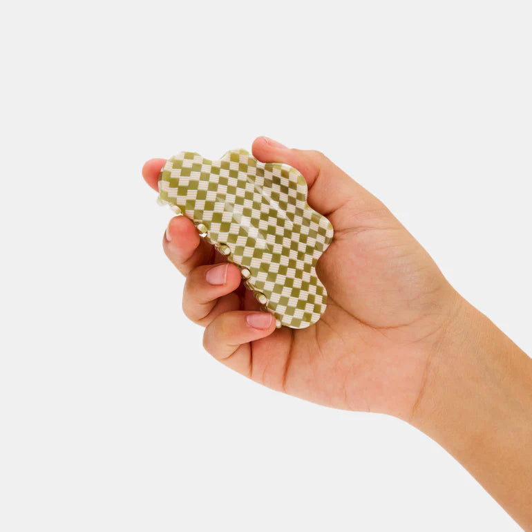 Baby Nimbus Claw in Olive Check