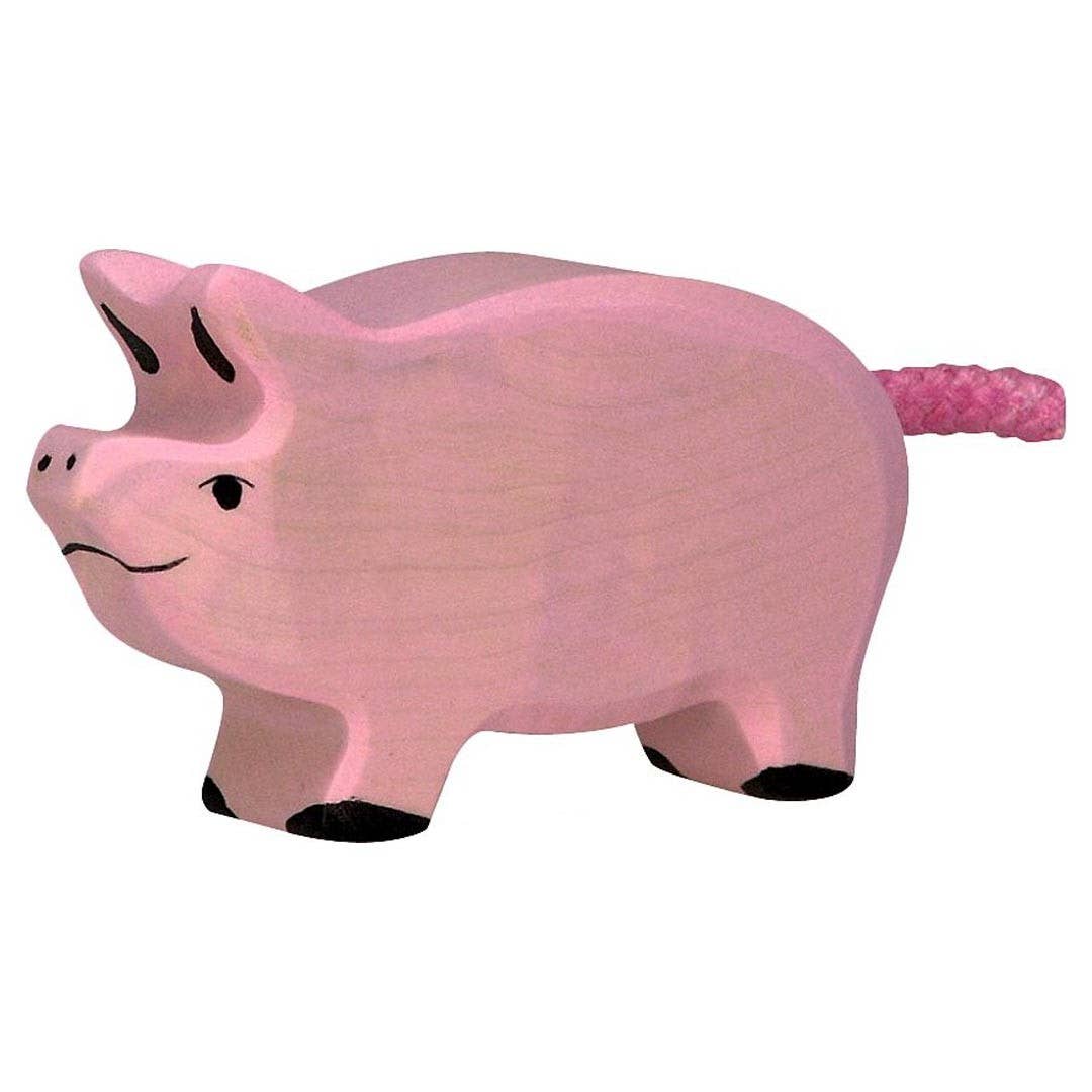 Wooden Piglet