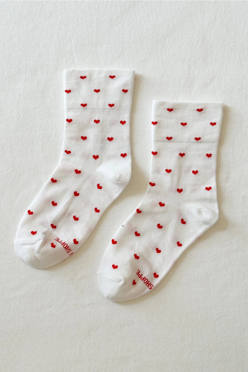Sneaker Socks (Red Hearts)