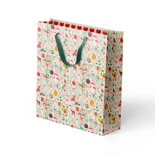 Flora Fauna Diamond Large Gift Bag