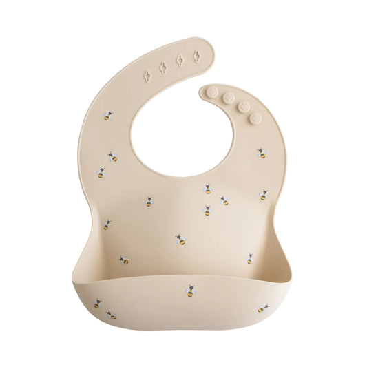 Silicone Baby Bib - Bees