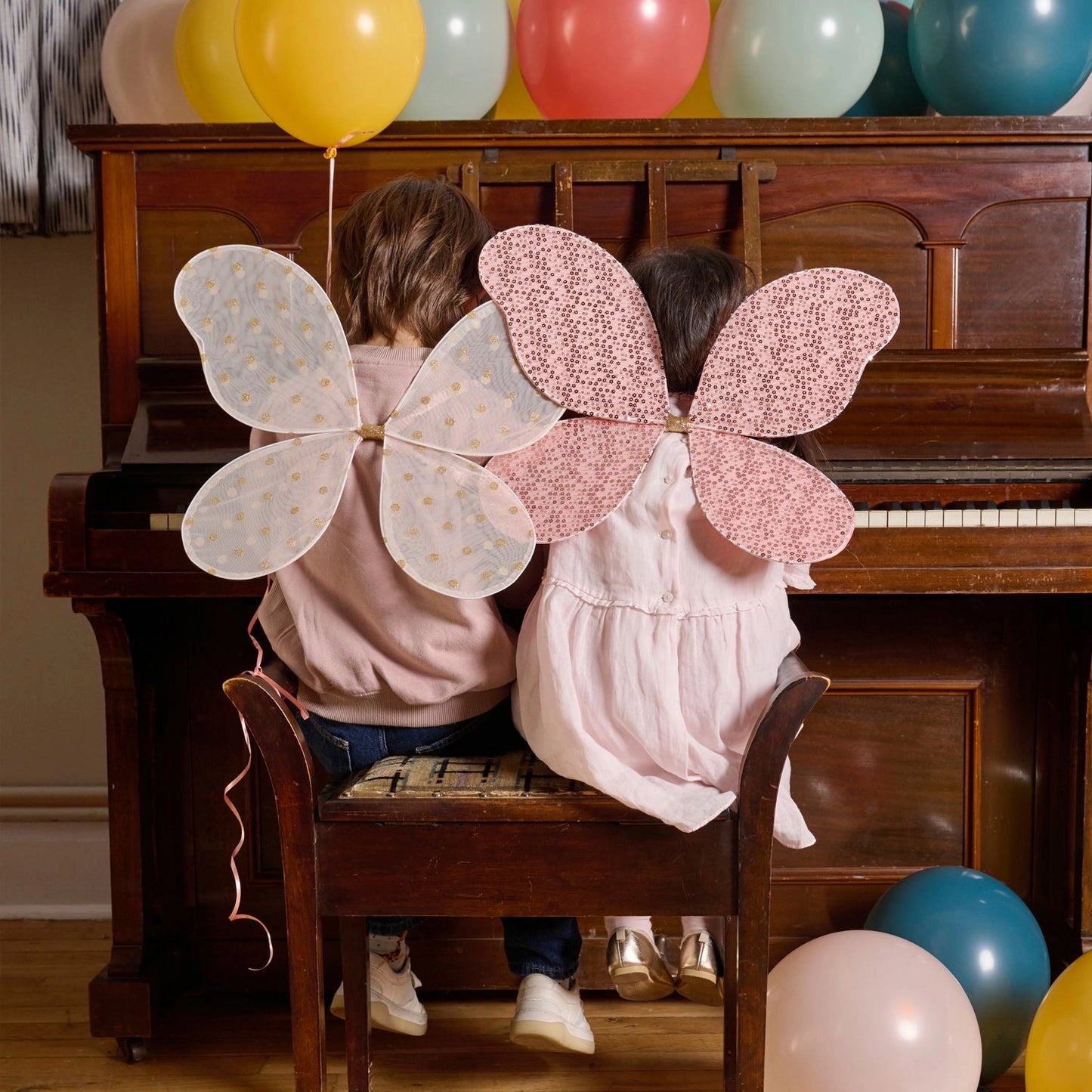 Sequin Flower Fairy Wings (3-10 Years)