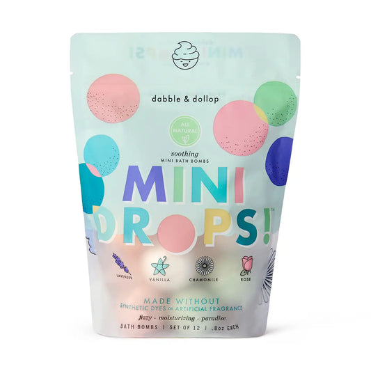 Mini Drops Bath Bombs - All-Natural Soothing Scents