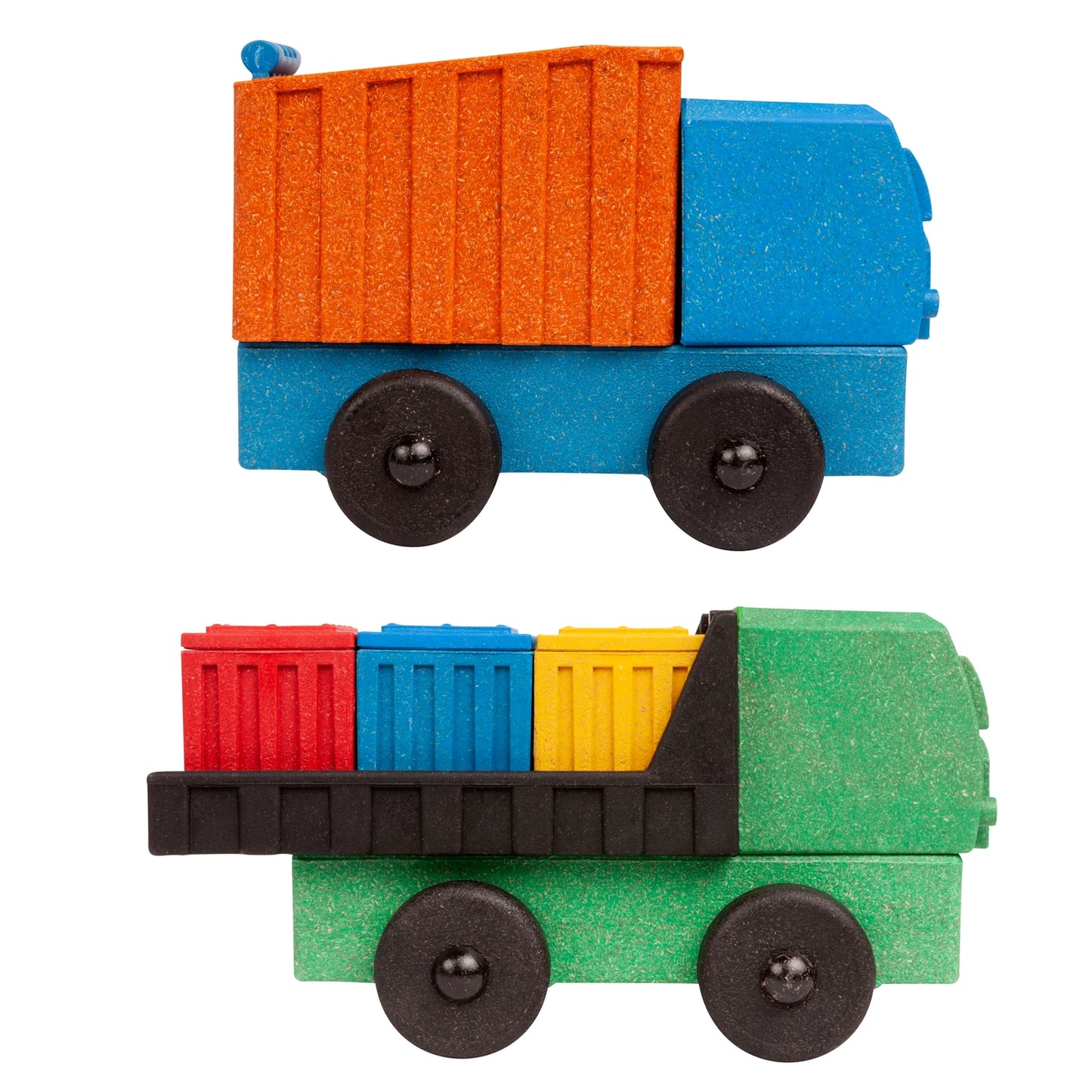 Cargo and Dump Truck Puzzle Toy 2 Pack