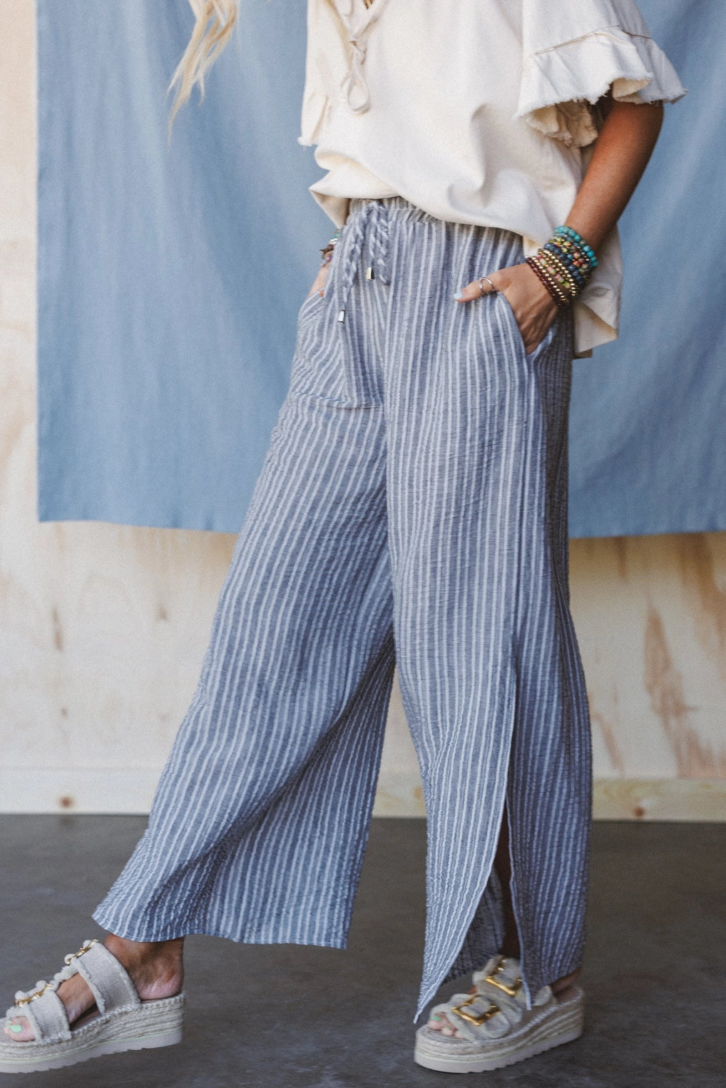 Soul Spark Wide Leg Pants - Black