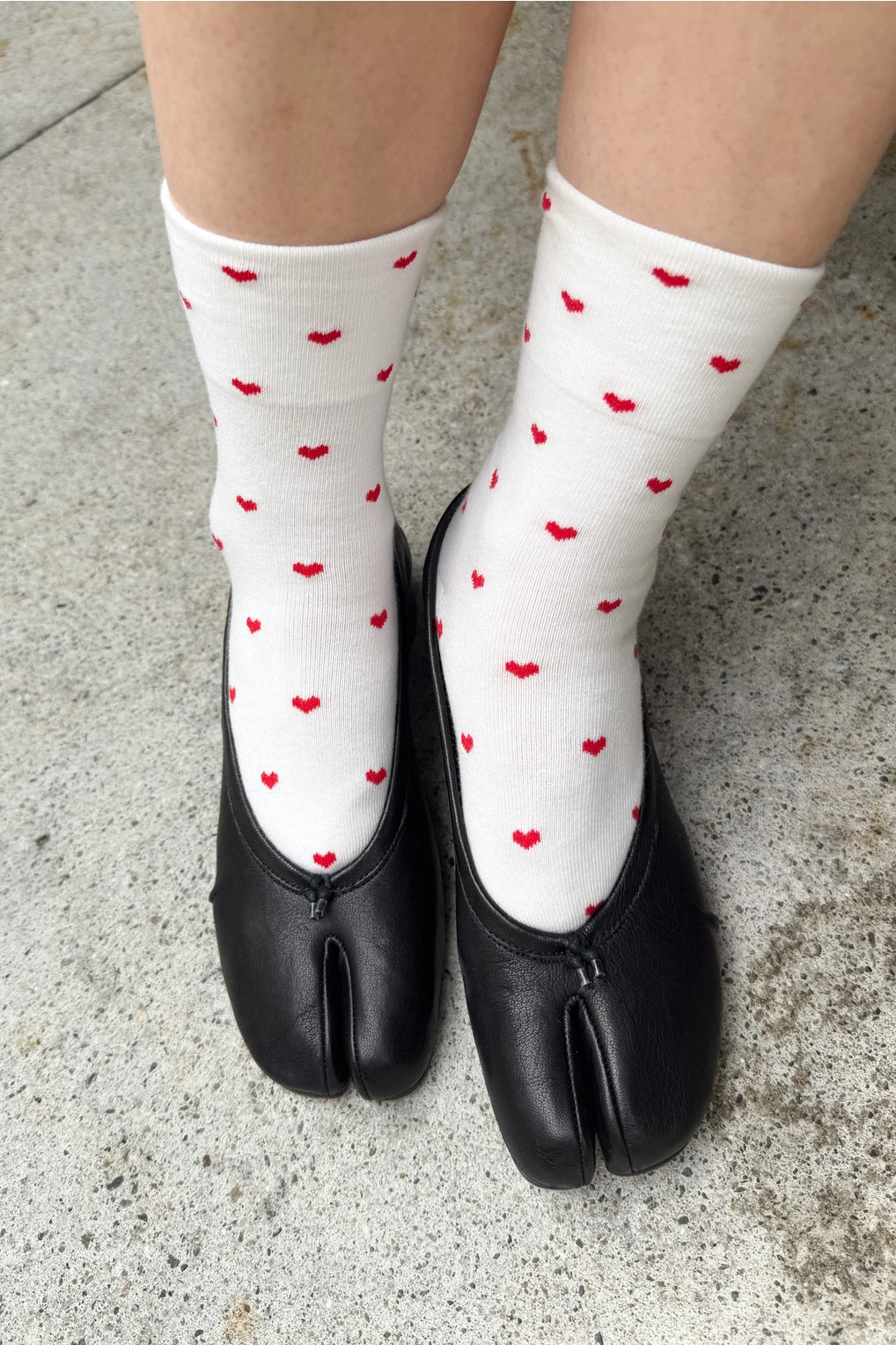 Sneaker Socks (Red Hearts)