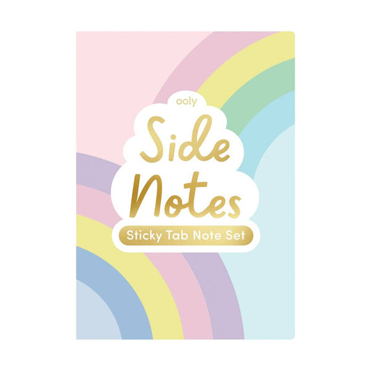 Side notes: Sticky Tab note Set - Pastel Rainbows