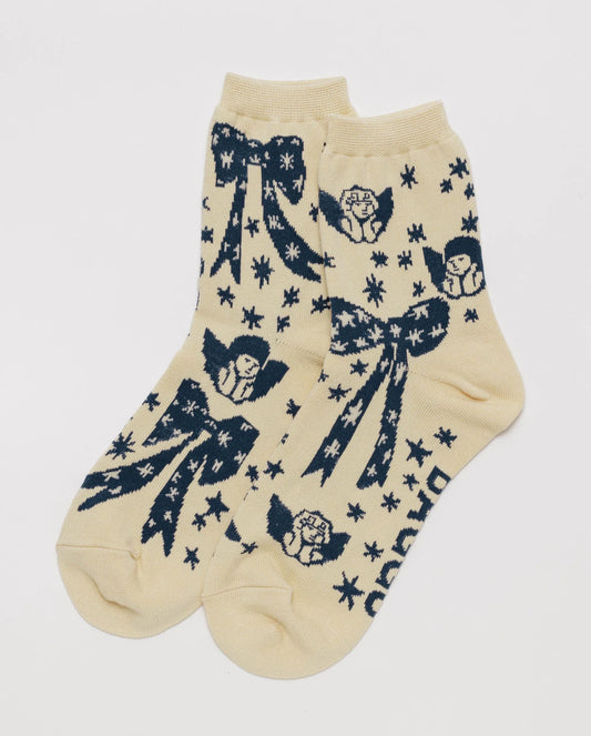 Crew Sock | Cherub Bows